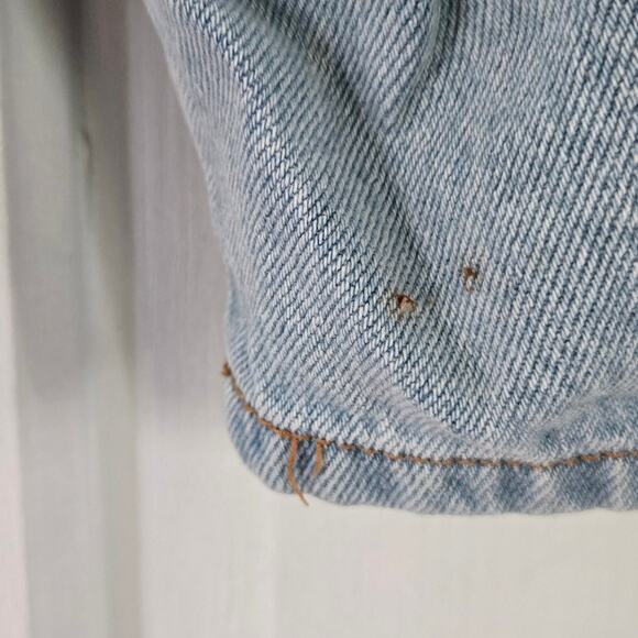 Vintage GreatLand Men's Light Blue Denim Shorts, Size 32 - Picture 5 of 5